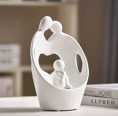 Modern Couple Desktop Ceramic Art Decoration