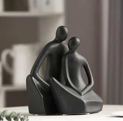 Modern Couple Desktop Ceramic Art Decoration