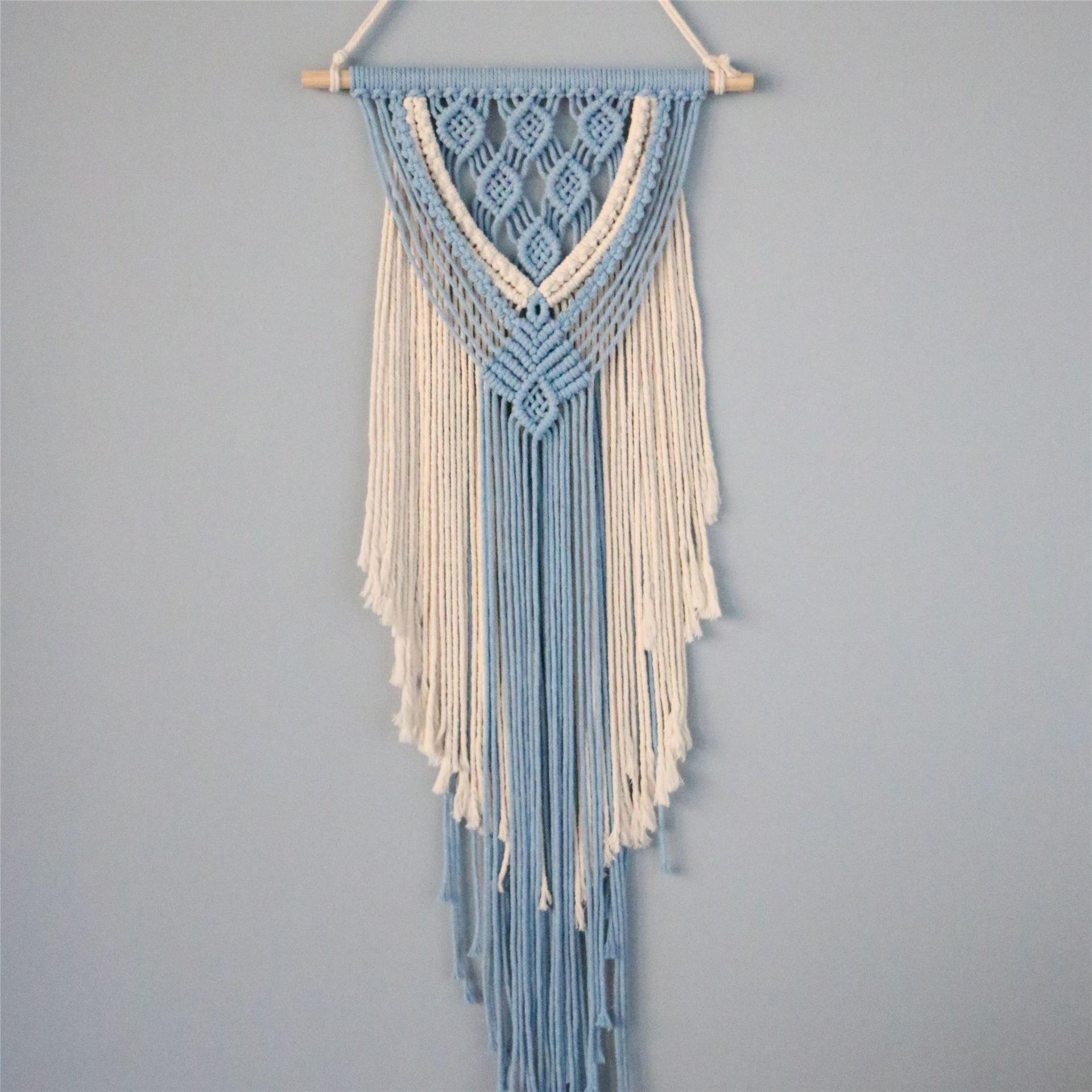 Hand-Woven Cotton Rope Tapestry Wall Decoration