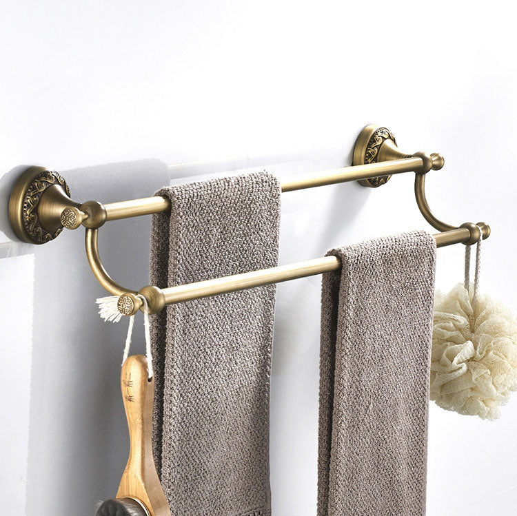 European Retro Antique Bathroom Towel Rack