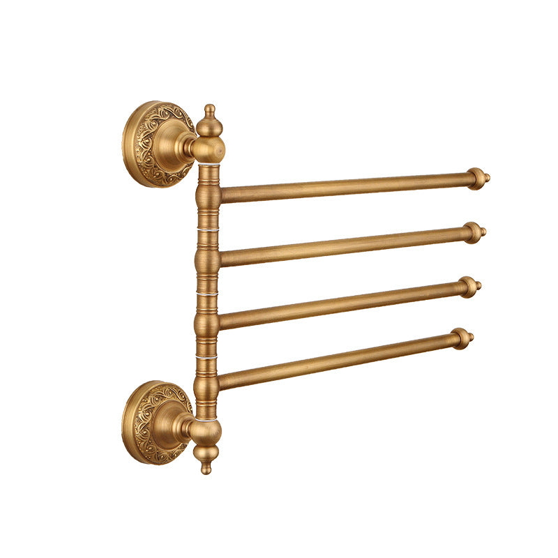 European Retro Antique Bathroom Towel Rack