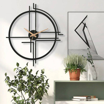 Oversized Simple Geometric Wall Clock