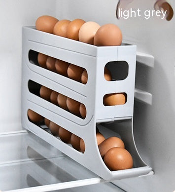 Slide Egg Automatic Storage Box Kitchen Gadgets