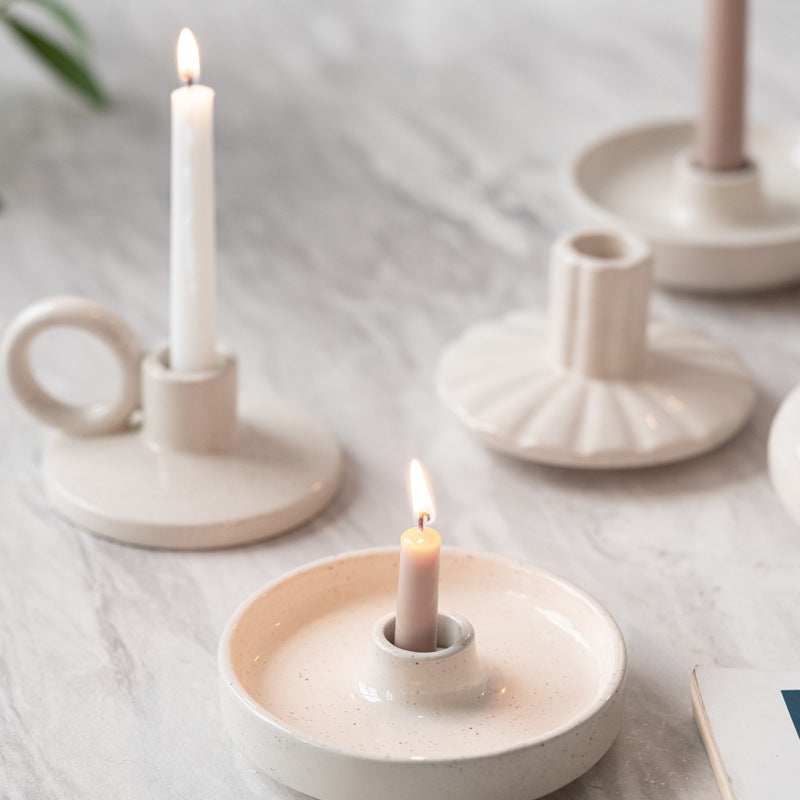 Modern Creative Ceramic Candle Holder