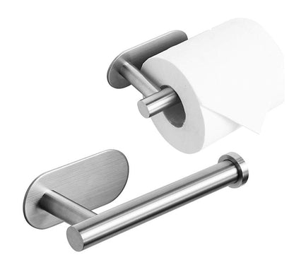 Stainless steel bathroom tissue holder