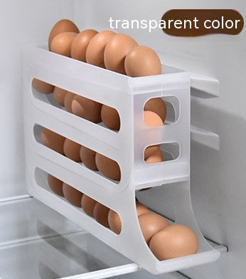 Slide Egg Automatic Storage Box Kitchen Gadgets