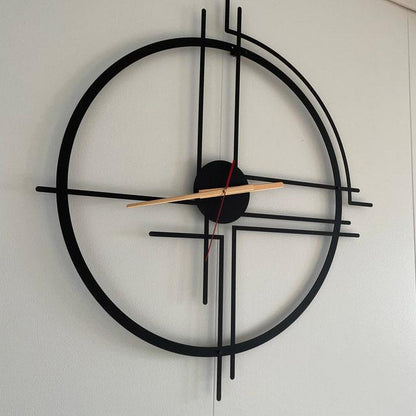 Oversized Simple Geometric Wall Clock