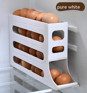 Slide Egg Automatic Storage Box Kitchen Gadgets