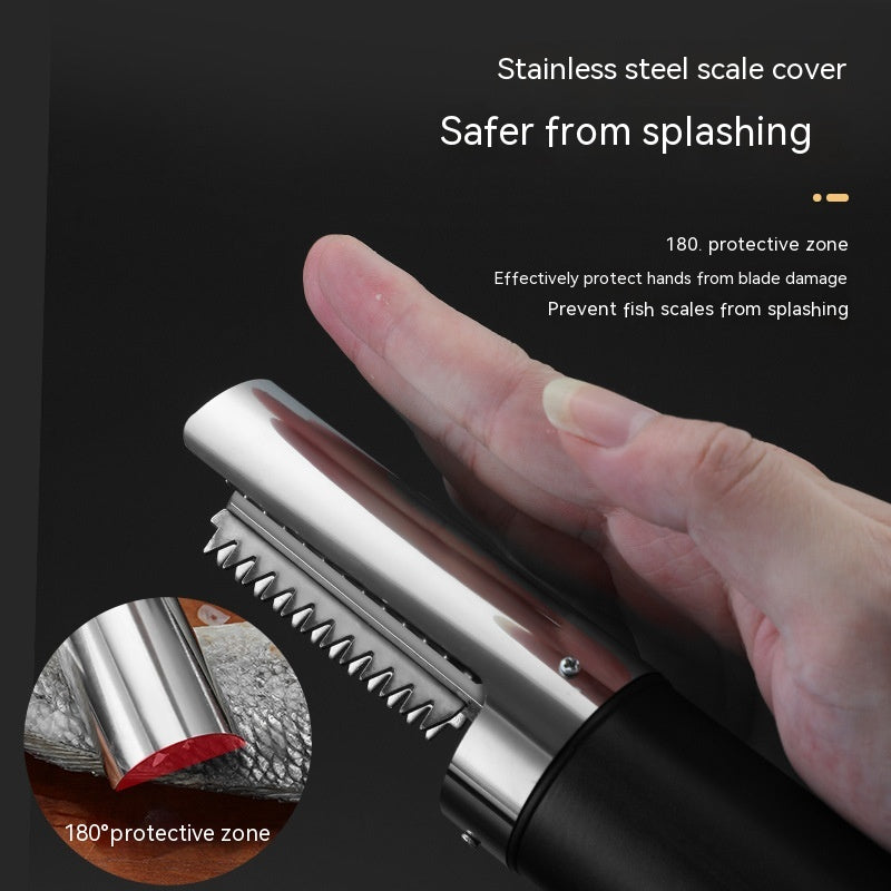 Electric Razor Fish Scaler Machine Handheld Charging Planing And Scraping Artifact