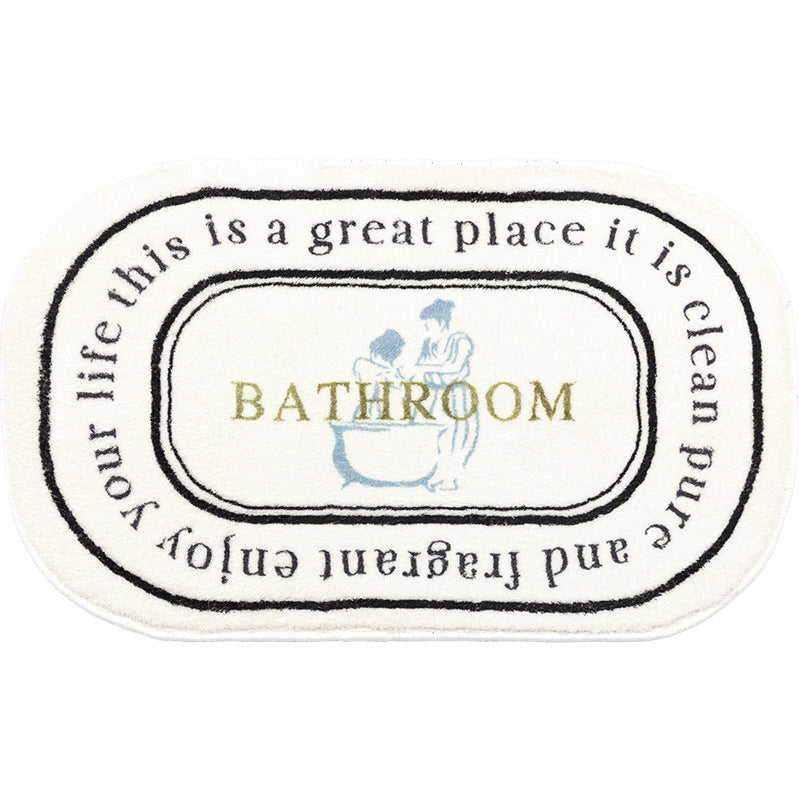 Bathroom Entrance Door Mat Cartoon Carpet