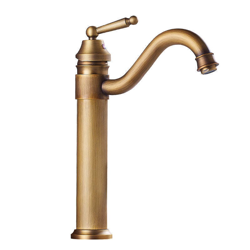 Copper Antique Bathroom Basin Faucet